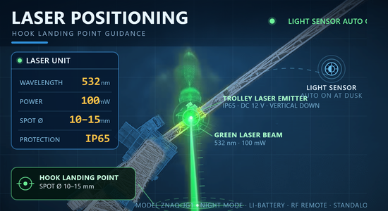 ZNAQ-JG1 Tower Crane Laser Positioning System